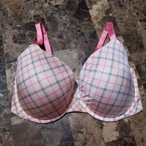 VICTORIA SECRET  LINED DEMI  BRA 38DDD